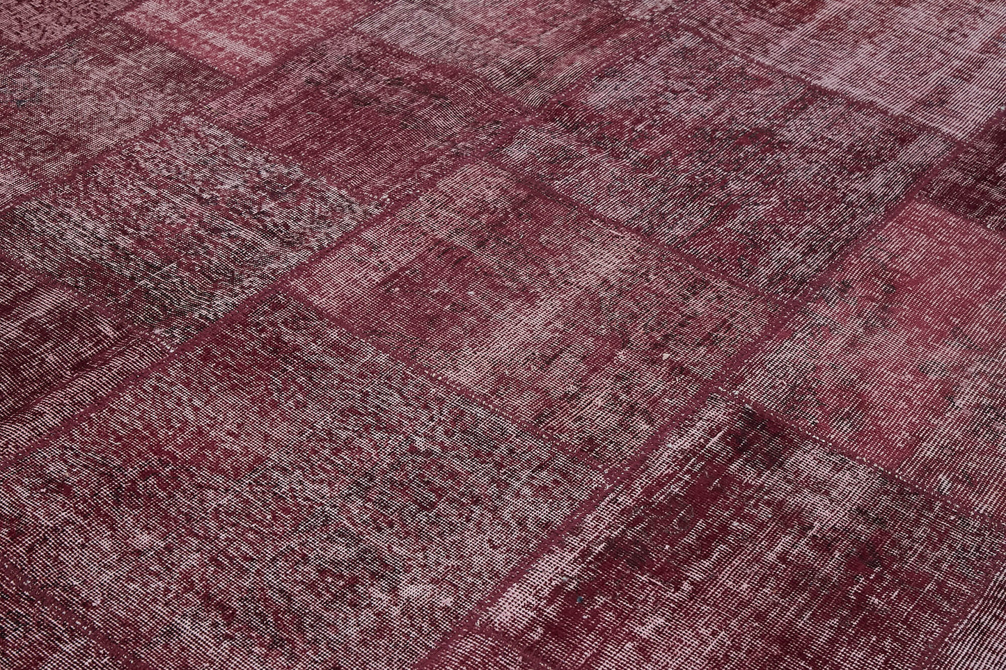 10x13 Red Patchwork Rug - 43305