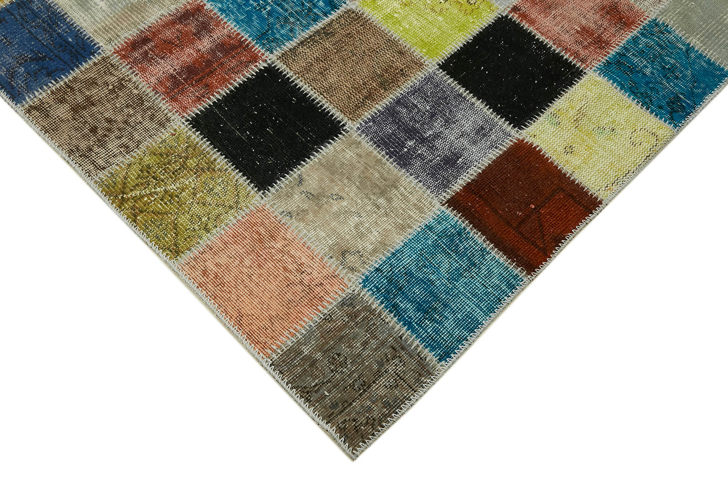 10x13 Multicolor Patchwork Rug - 43314