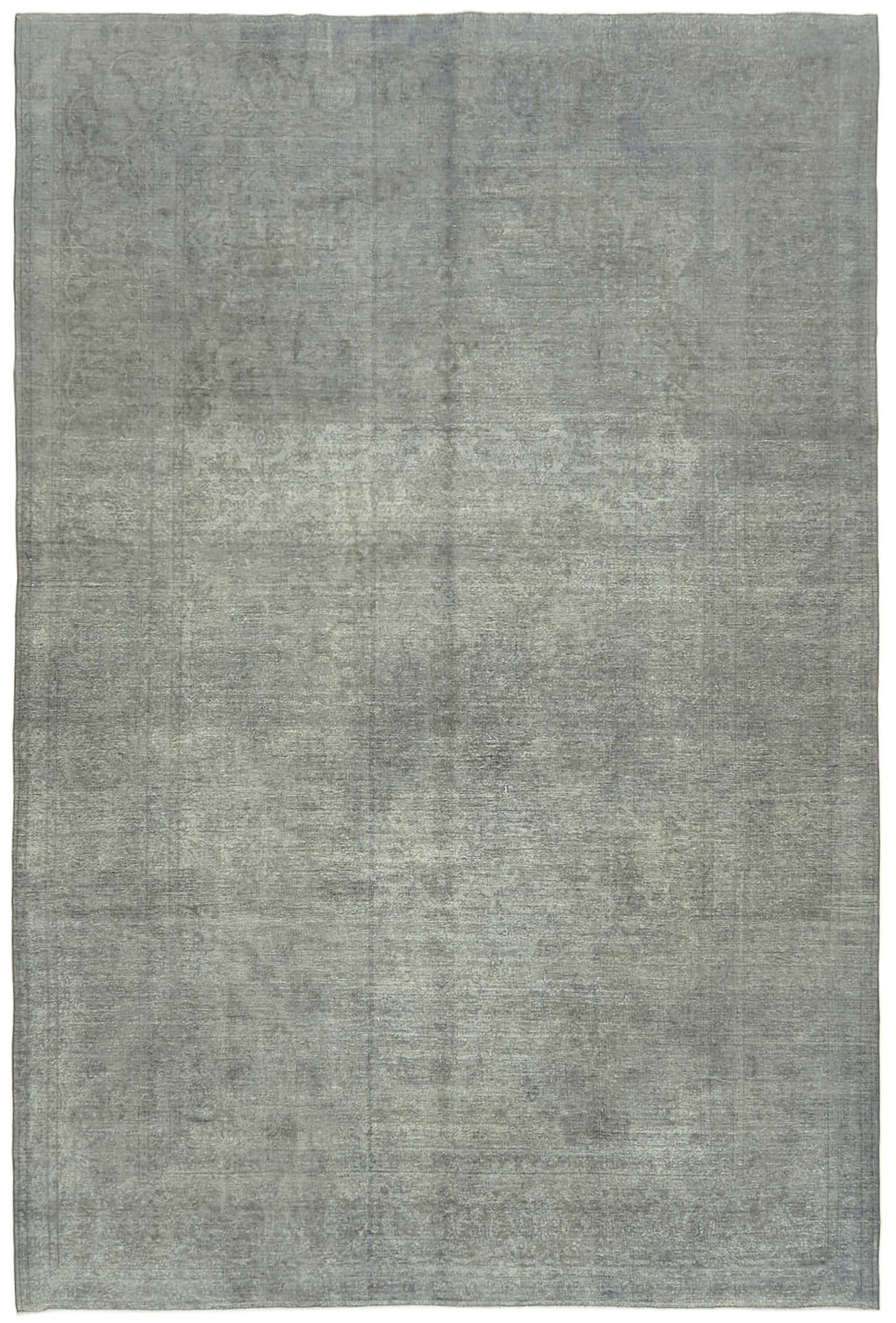 9x14 Grey Overdyed Large Area Rug - 43352