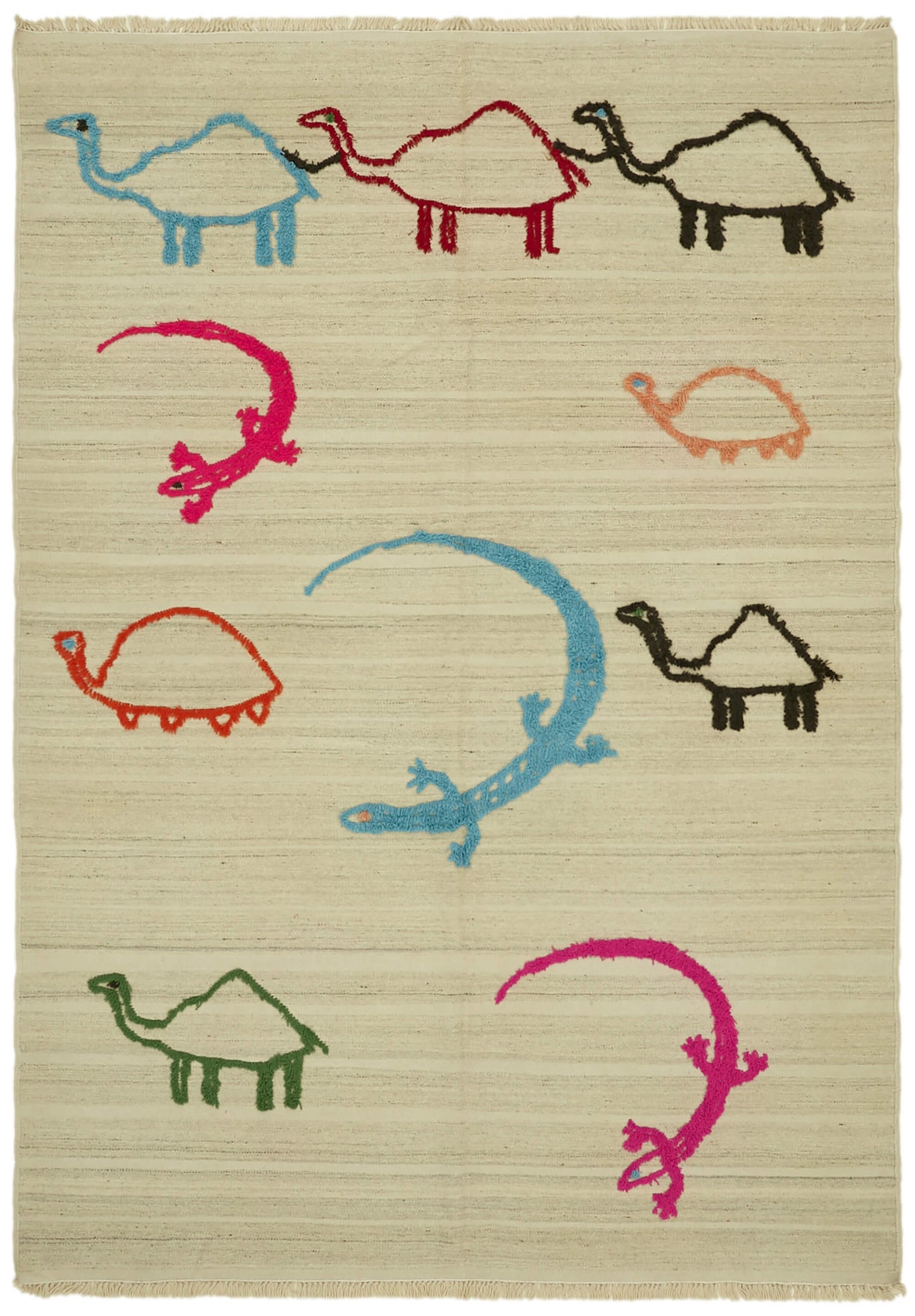 8x10 Beige Contemporary Area Rug - 43370