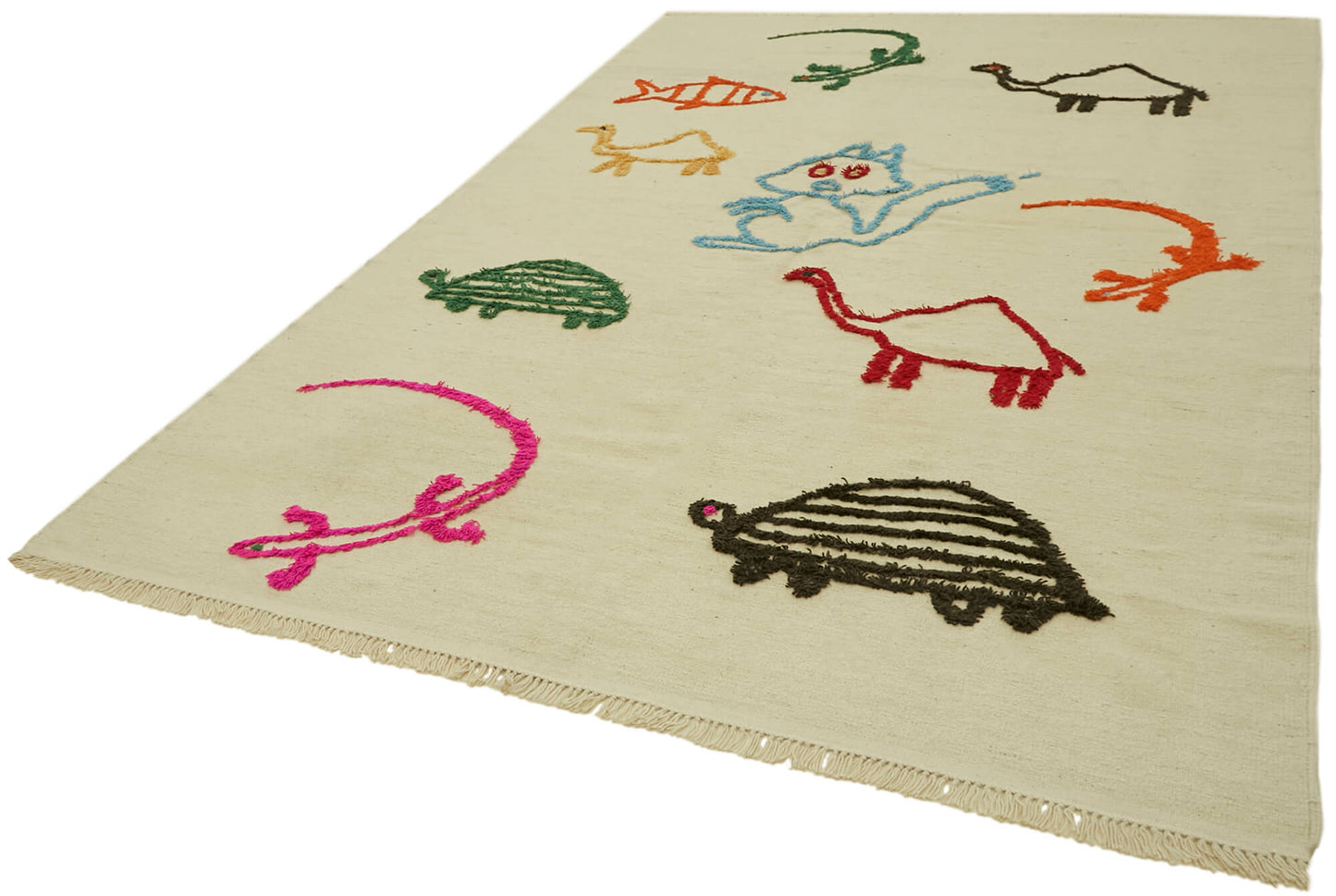 8x11 Beige Contemporary Area Rug - 43371