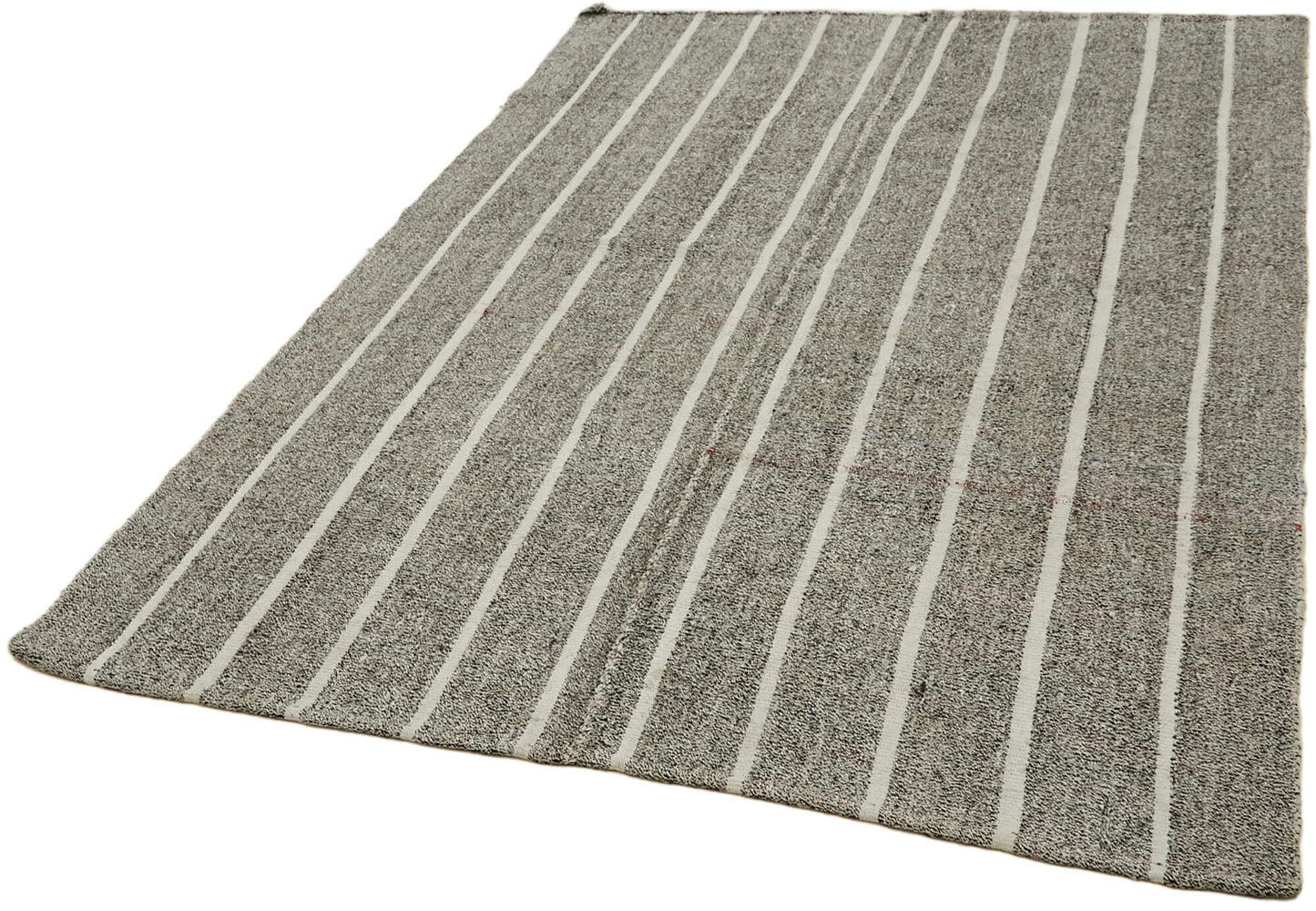 6x8 Grey Anatolian Kilim Rug - 43457