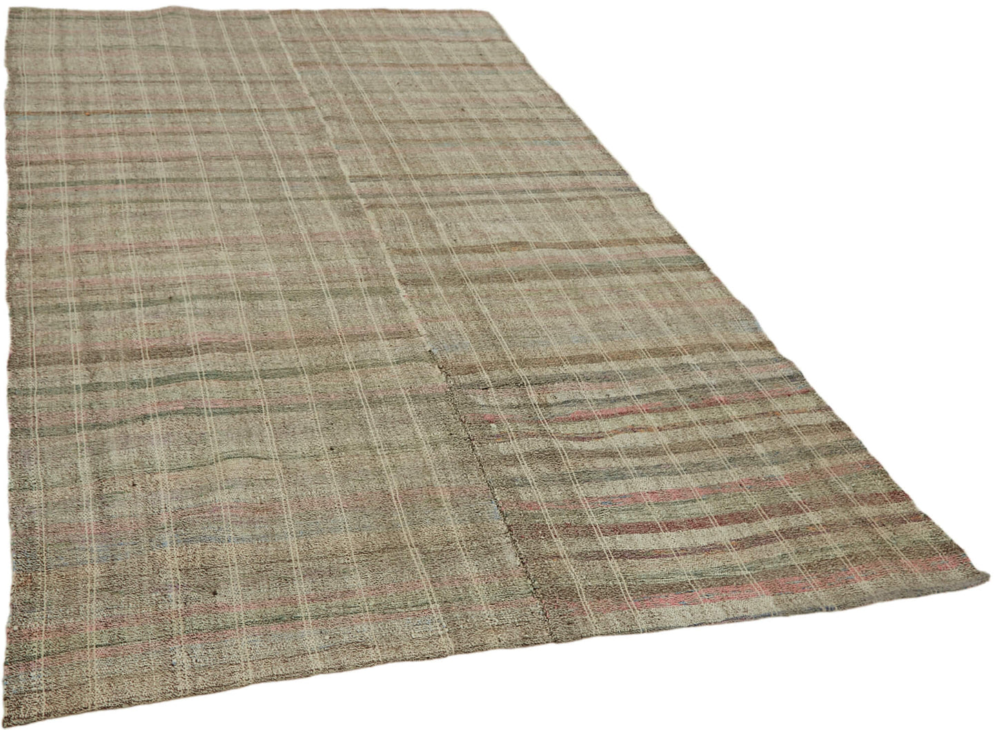 6x10 Grey Anatolian Kilim Rug - 43461