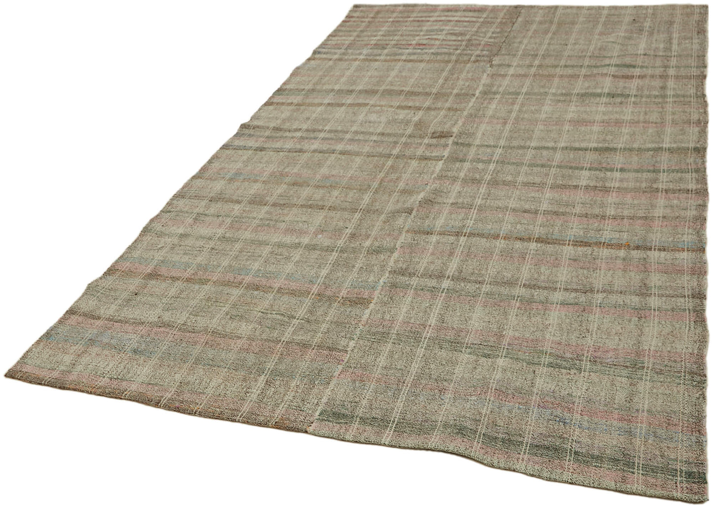 6x10 Grey Anatolian Kilim Rug - 43461