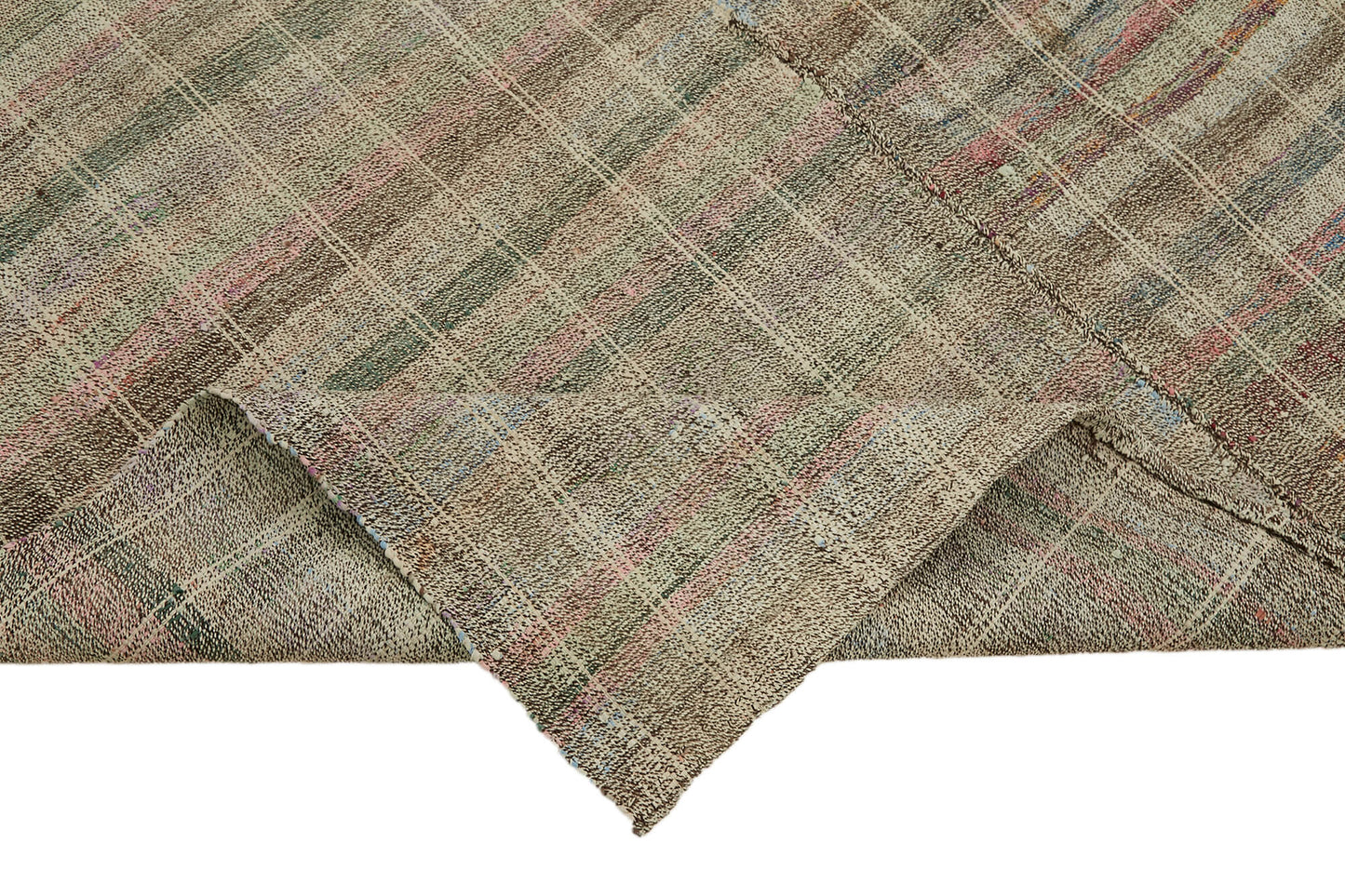 6x10 Grey Anatolian Kilim Rug - 43461