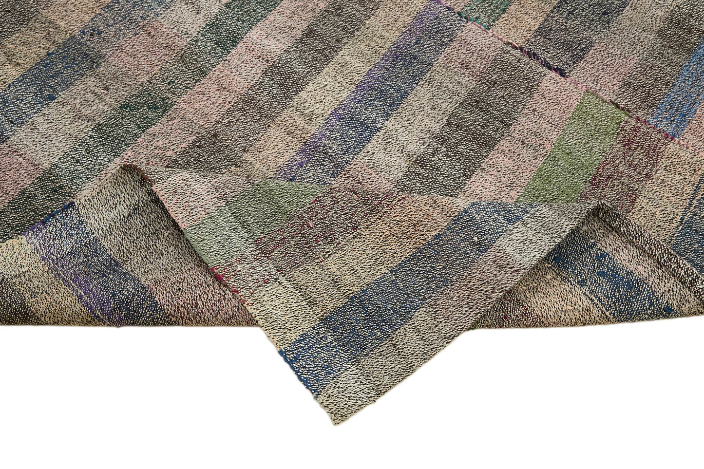 7x10 Multicolor Anatolian Kilim Rug - 43487