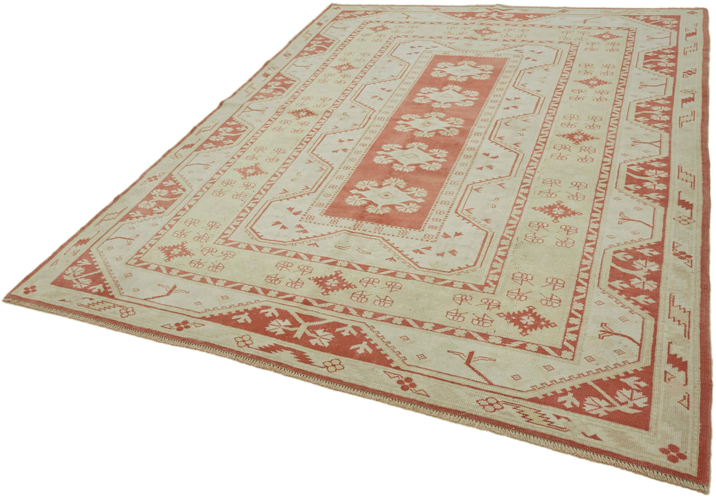 7x9 Beige Anatolian Rug - 43591