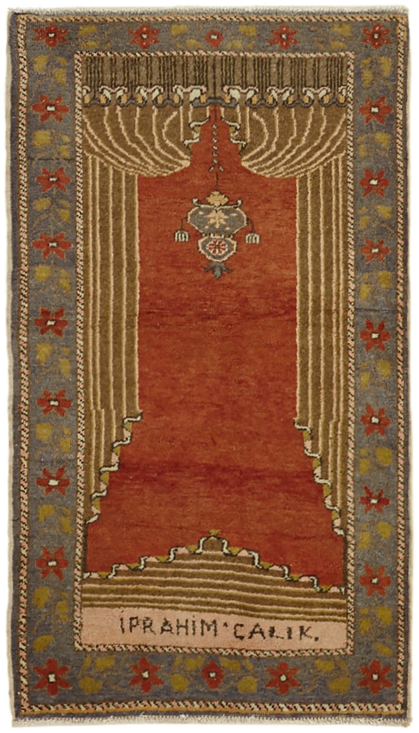 2x4 Red Anatolian Rug - 43752