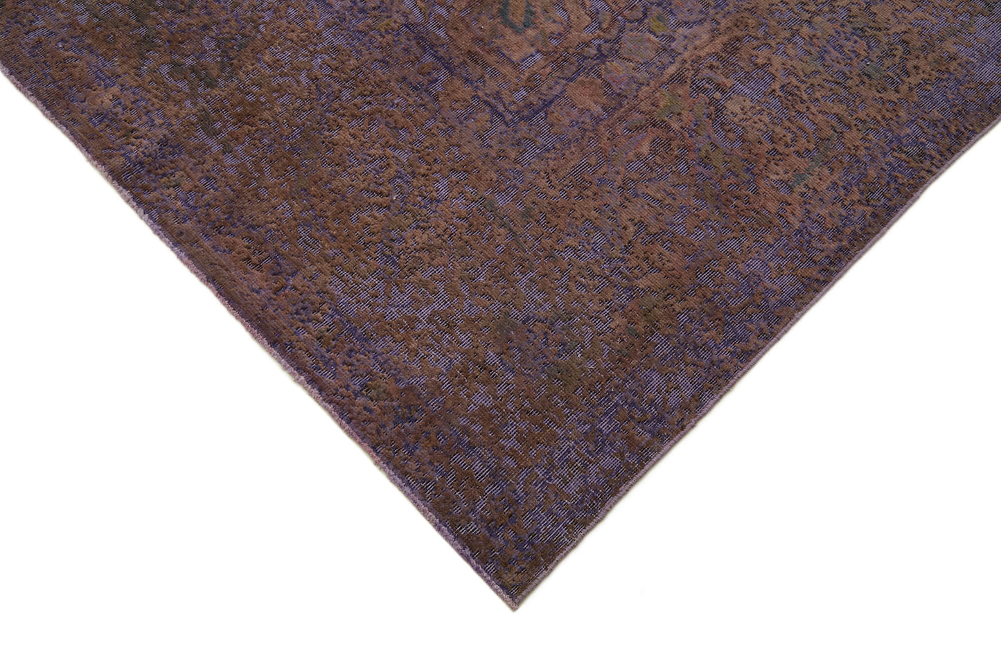 10x13 Purple Overdyed Large Area Rug - 44017