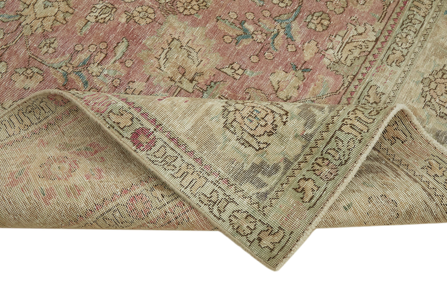 9x11 Beige Vintage Large Area Rug - 44118