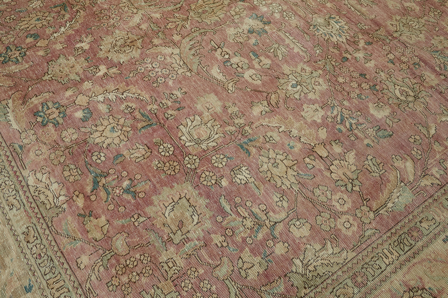 9x11 Beige Vintage Large Area Rug - 44118