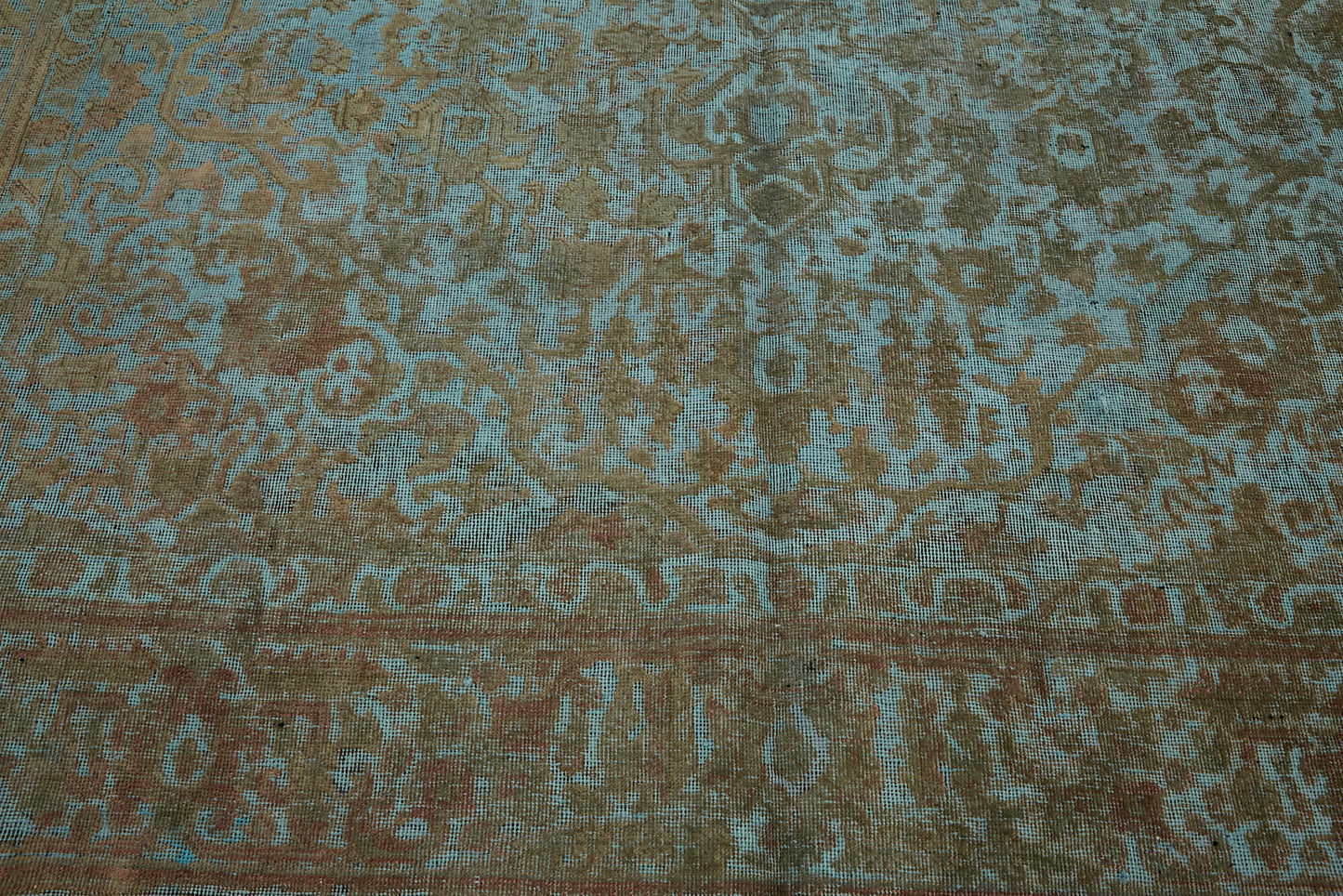 8x11 Blue Overdyed Large Area Rug - 44128