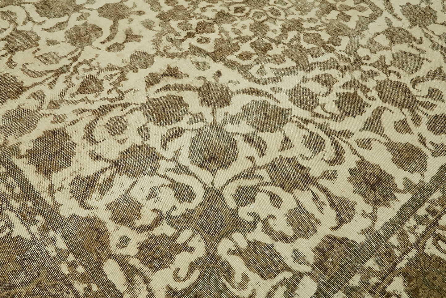 10x11 Beige Vintage Large Area Rug - 44131