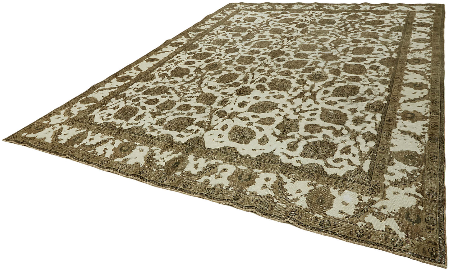 9x13 Beige Vintage Large Area Rug - 44137