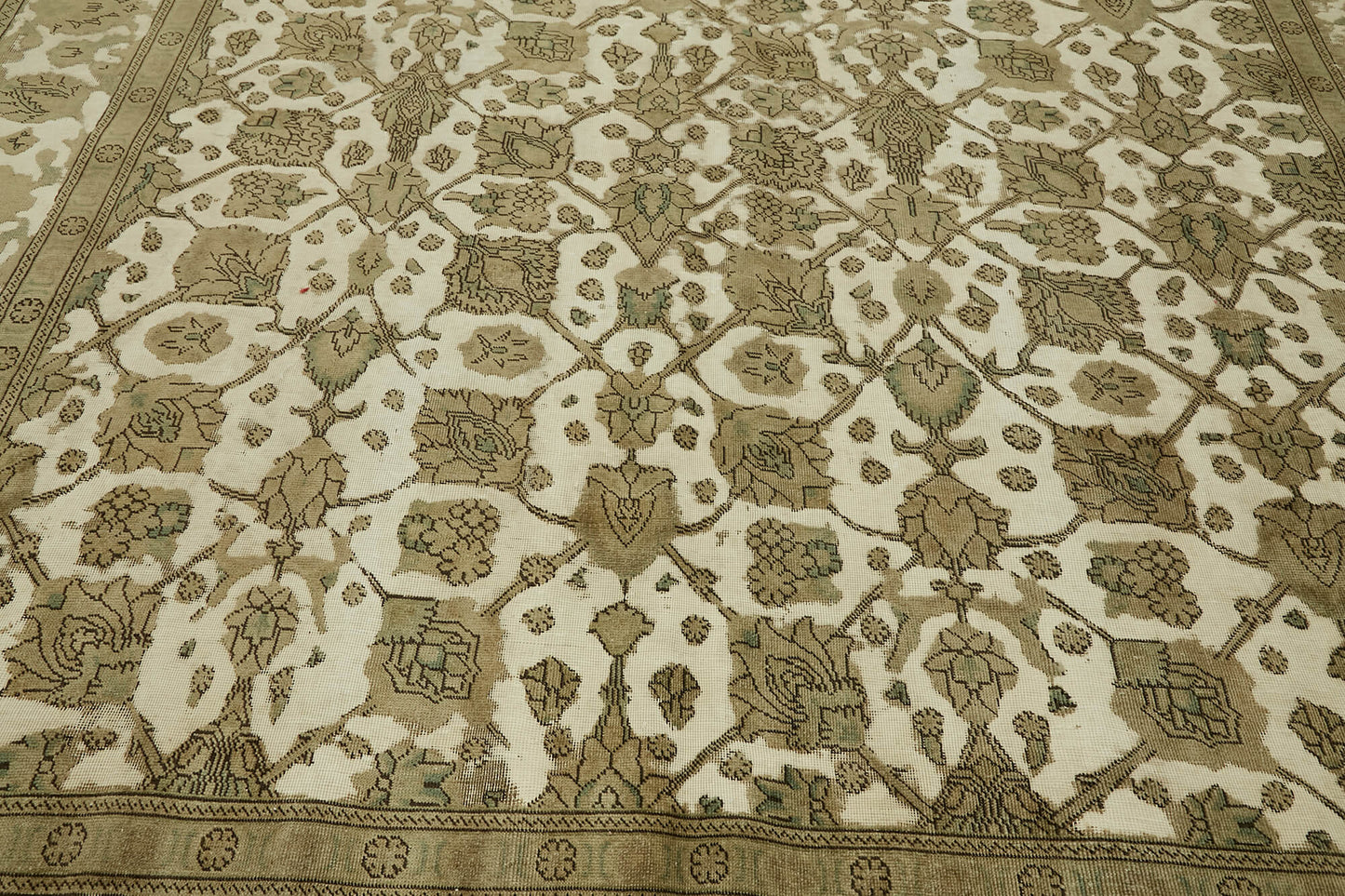 9x12 Beige Vintage Large Area Rug - 44146