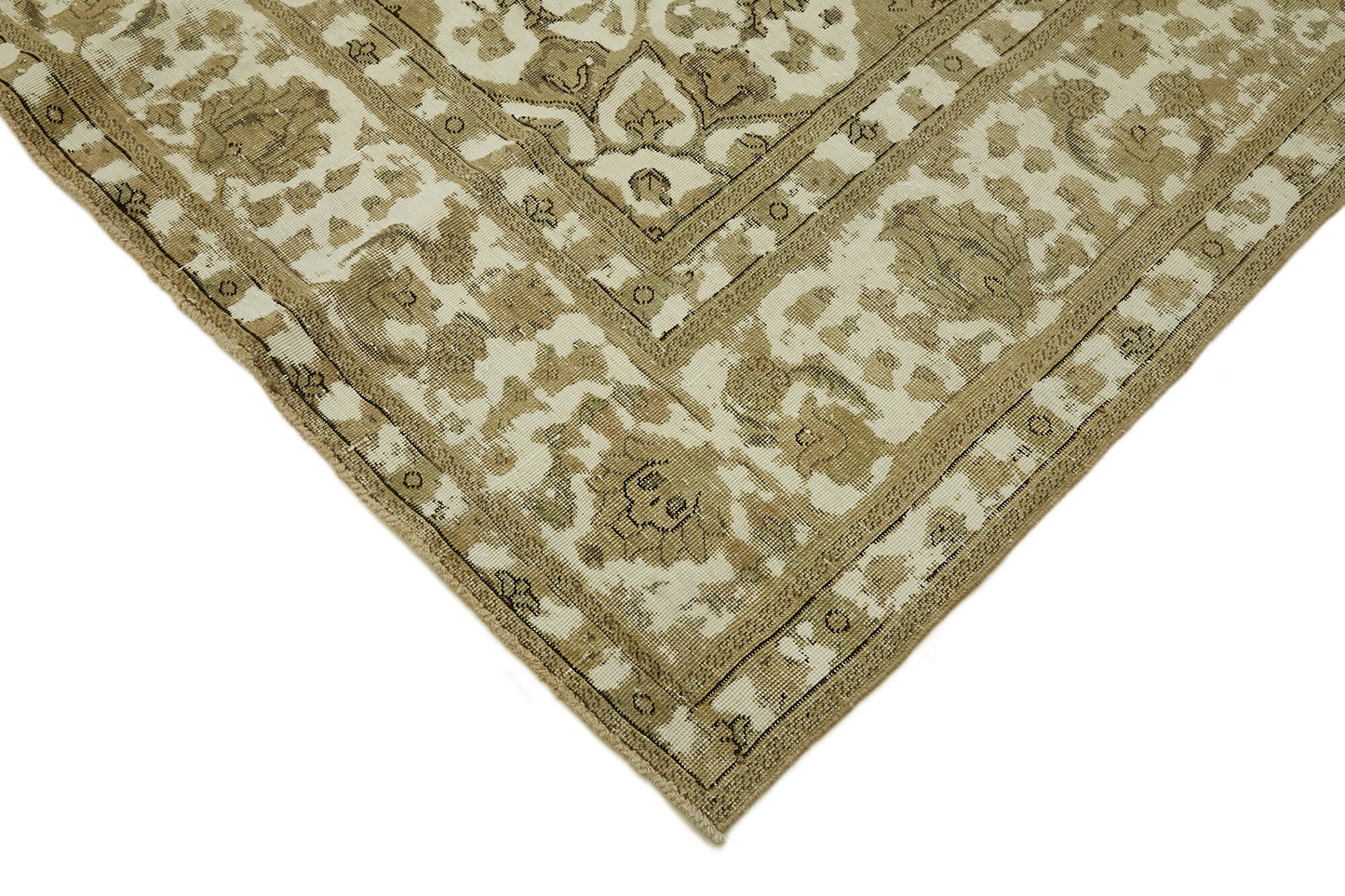 10x12 Beige Vintage Large Area Rug - 44147