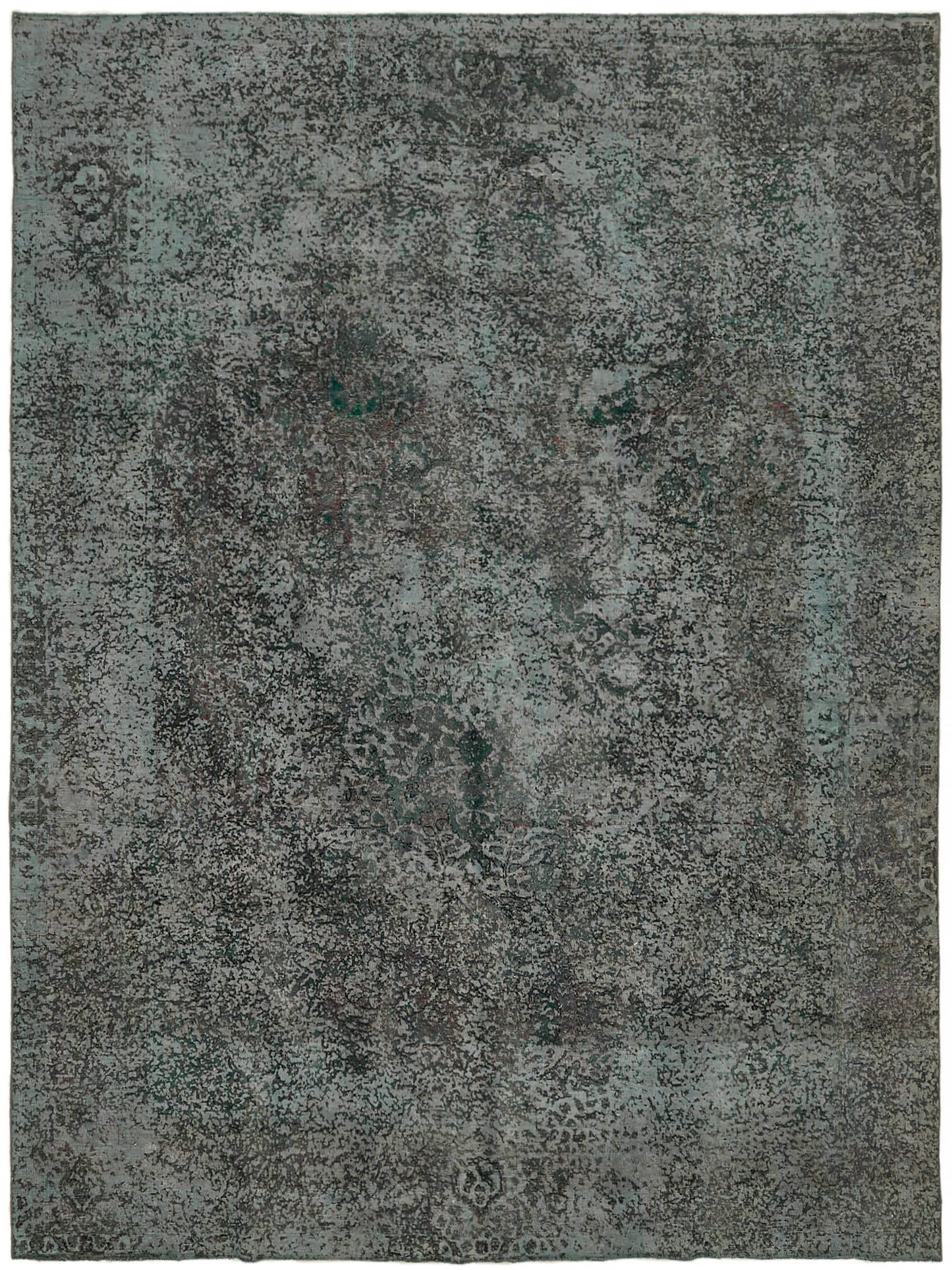 10x13 Grey Overdyed Large Area Rug - 44156