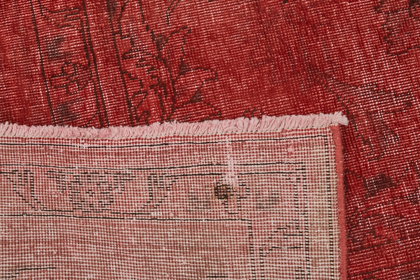 10x12 Red Overdyed Large Area Rug - 44169