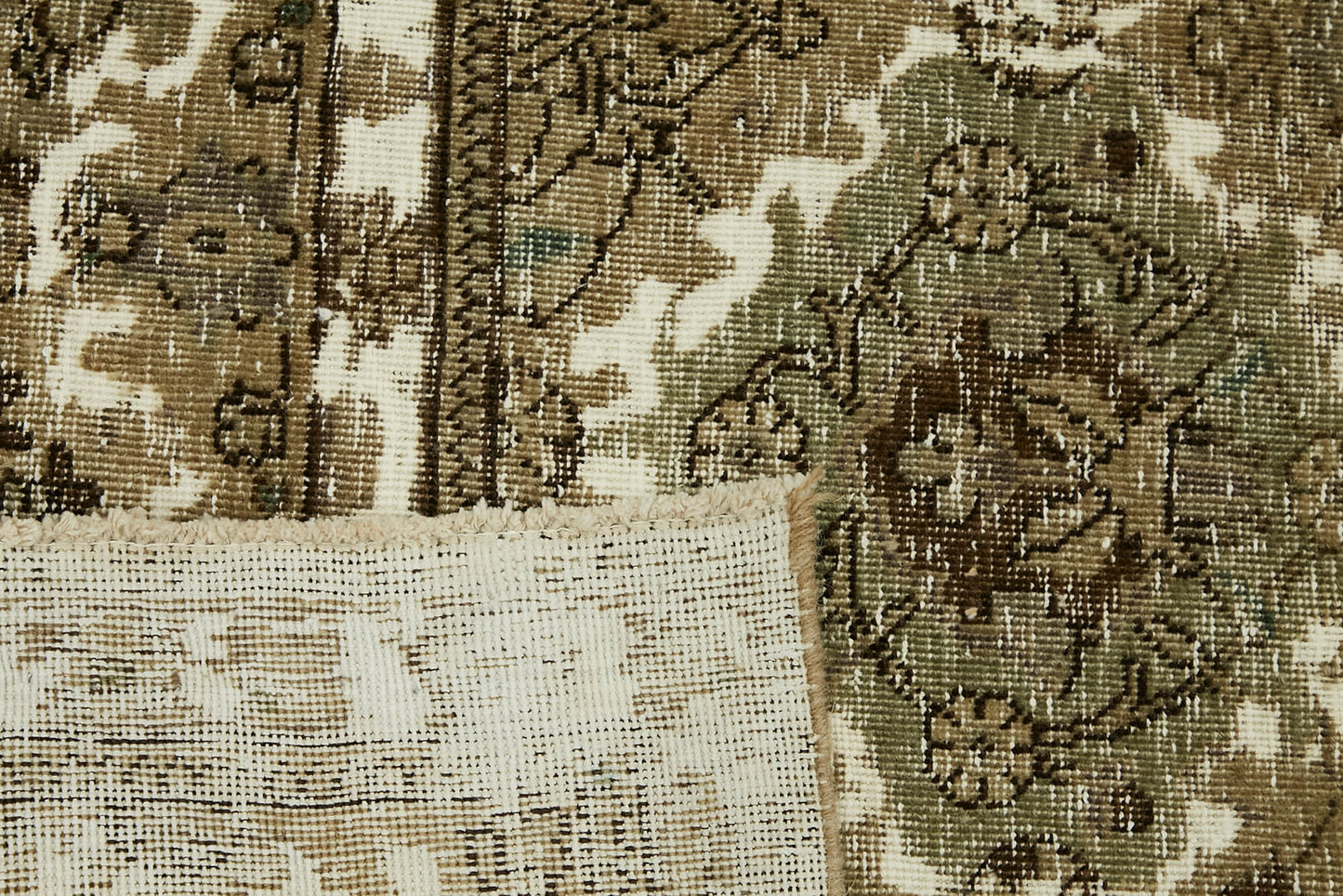 10x13 Beige Vintage Large Area Rug - 44303