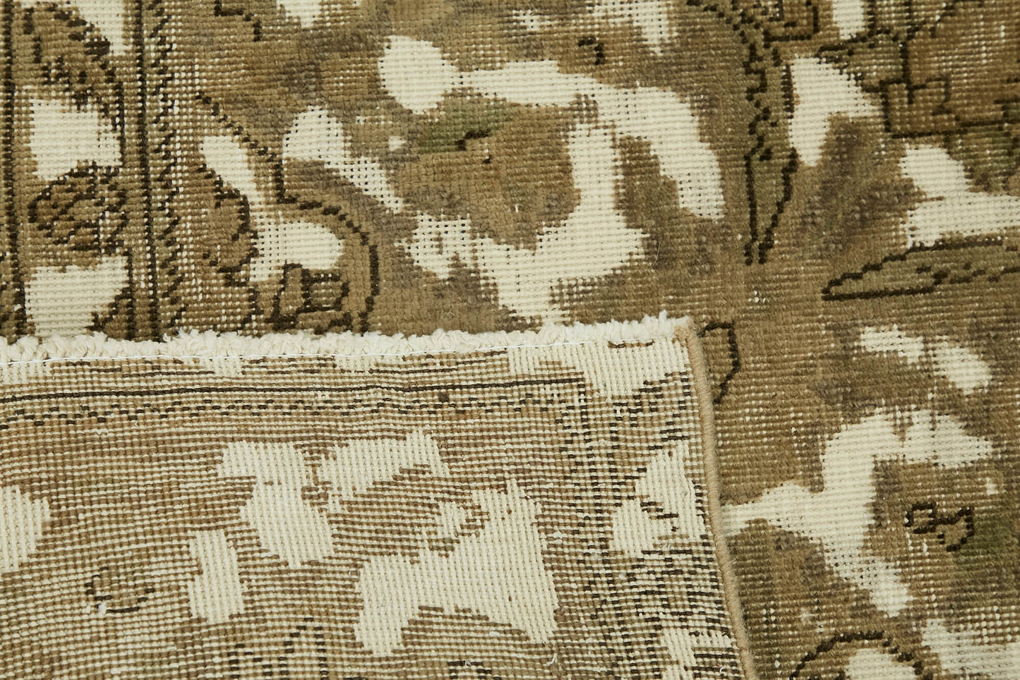 10x12 Beige Vintage Large Area Rug - 44310