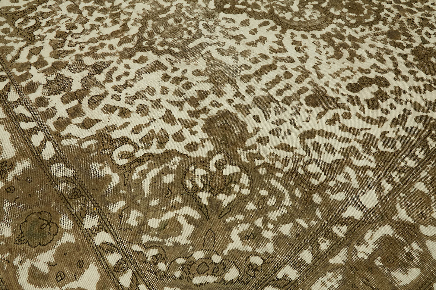 10x12 Beige Vintage Large Area Rug - 44310