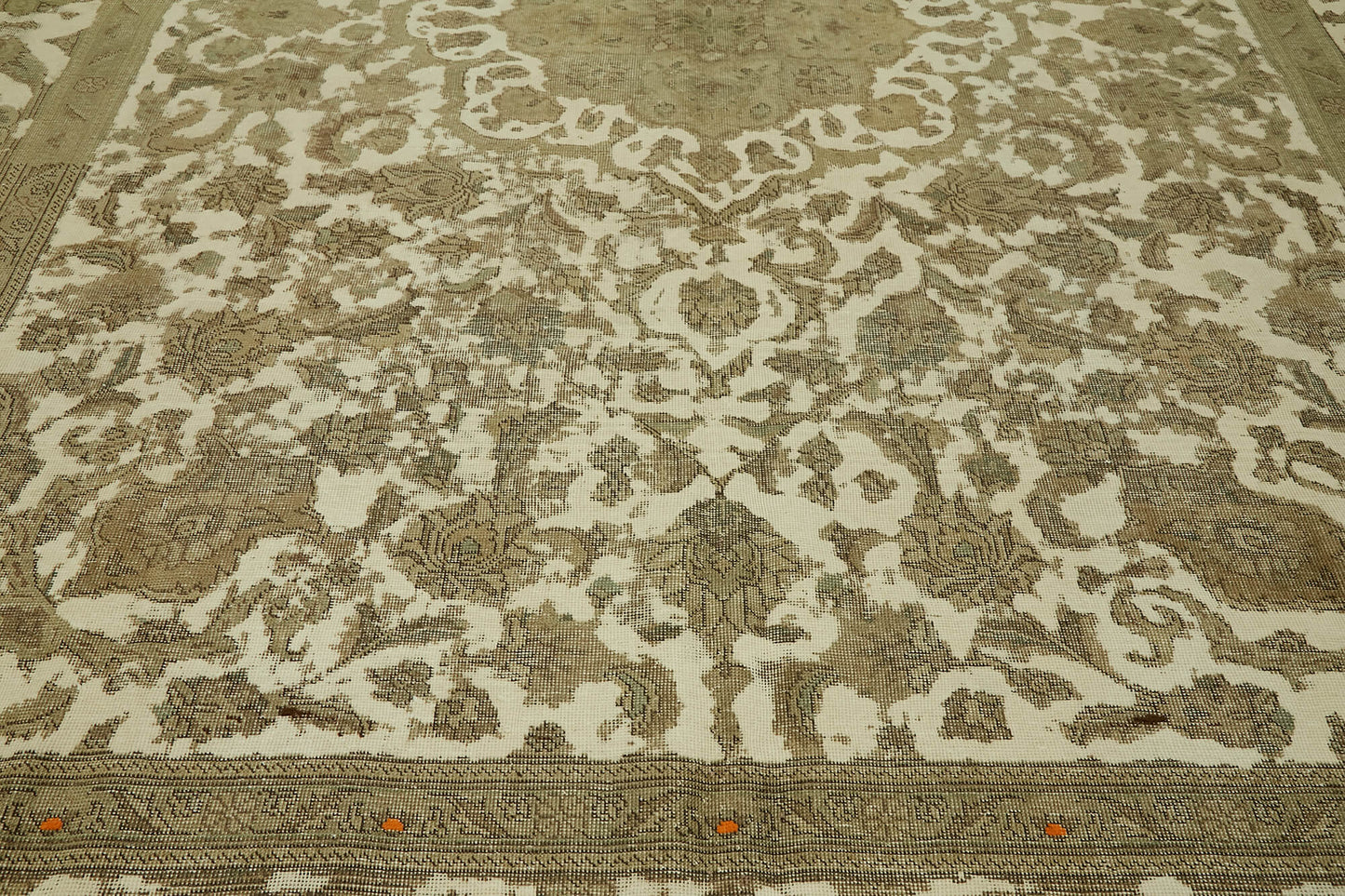 10x13 Beige Vintage Large Area Rug - 44311