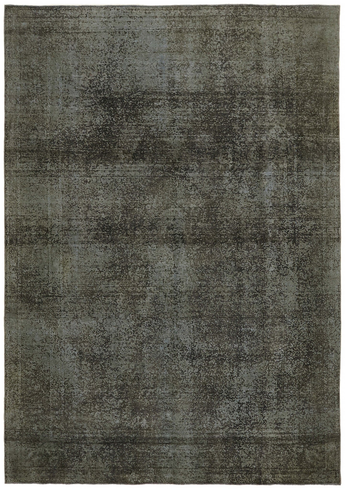 8x11 Grey Overdyed Large Area Rug - 44323