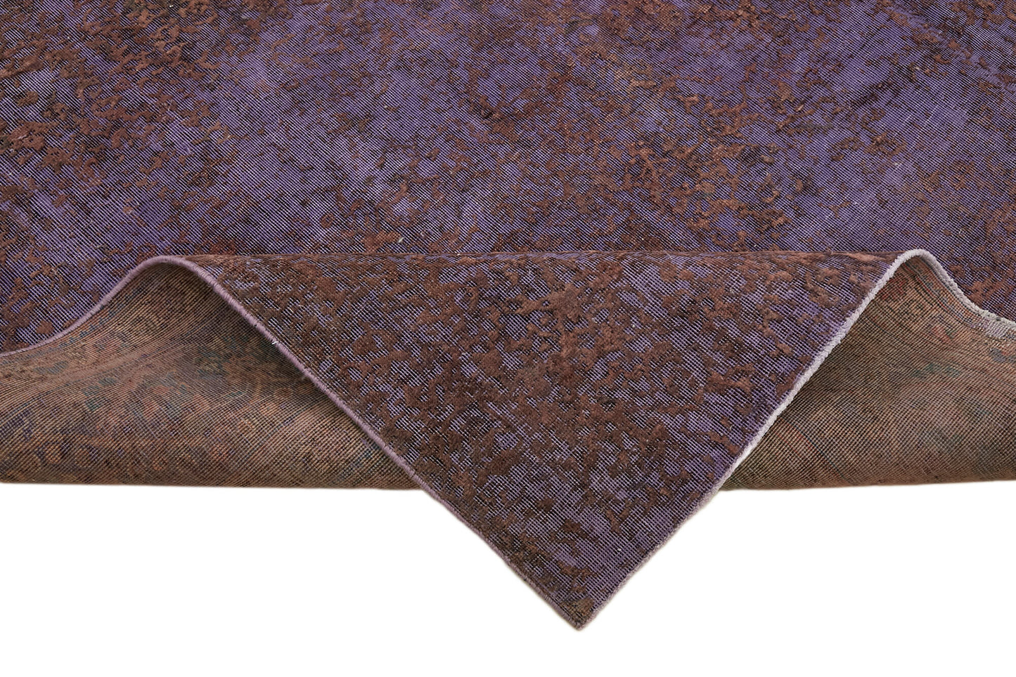 10x13 Purple Overdyed Large Area Rug - 44329