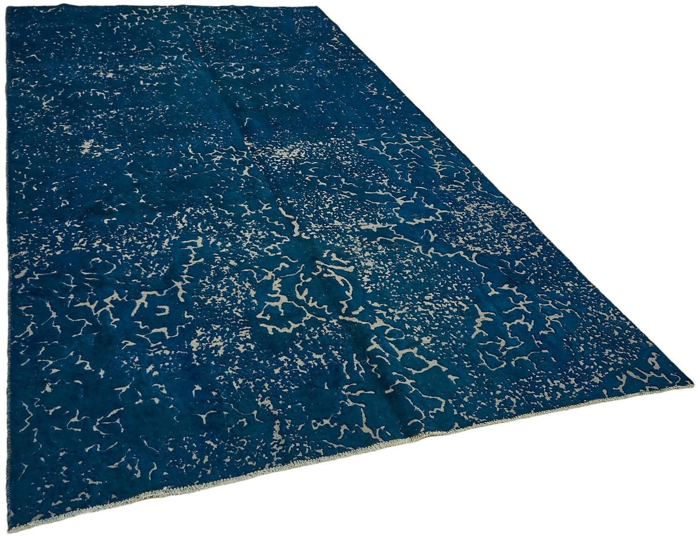 6x10 Blue Overdyed Large Area Rug - 44344