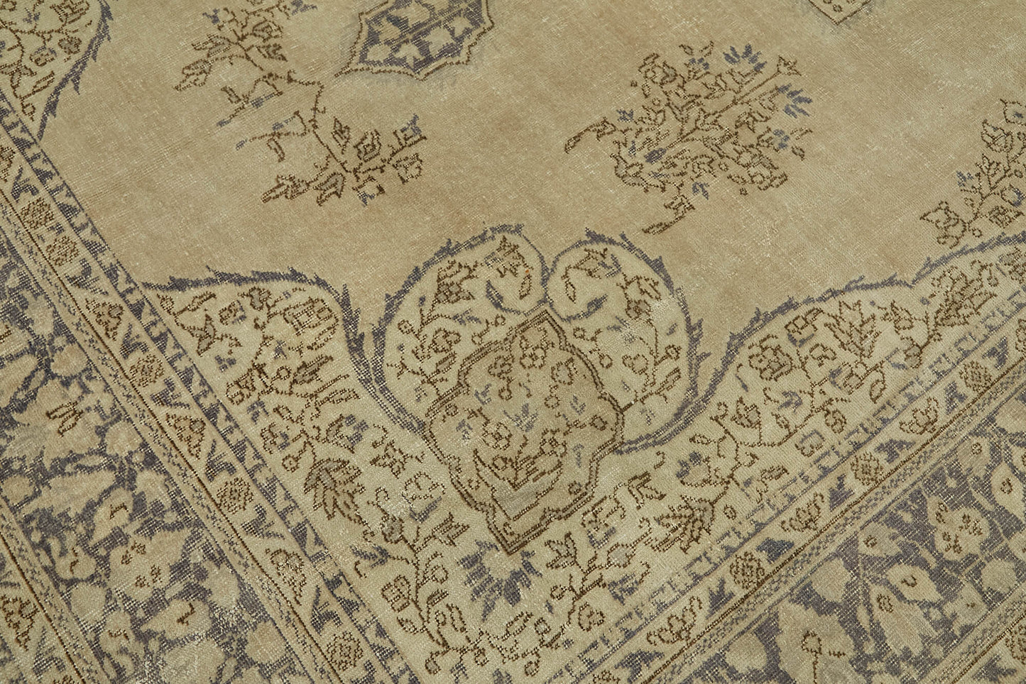 8x12 Beige Vintage Large Area Rug - 44377