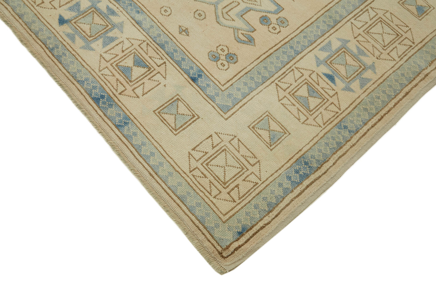 9x11 Beige Vintage Large Area Rug - 44383