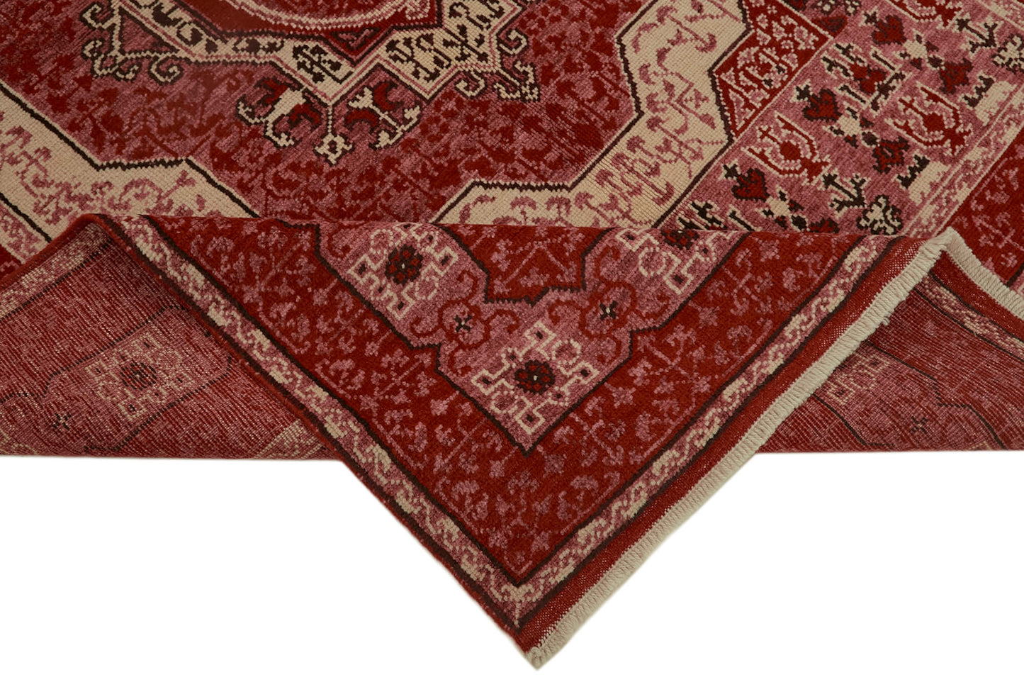 6x8 Red Oushak Rug - 44462