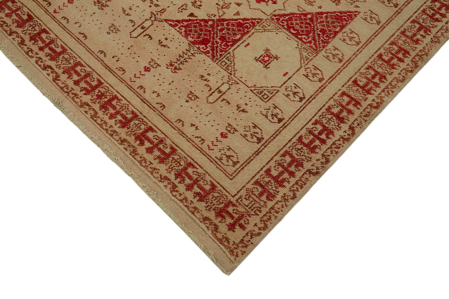 7x8 Beige Oushak Rug - 44463