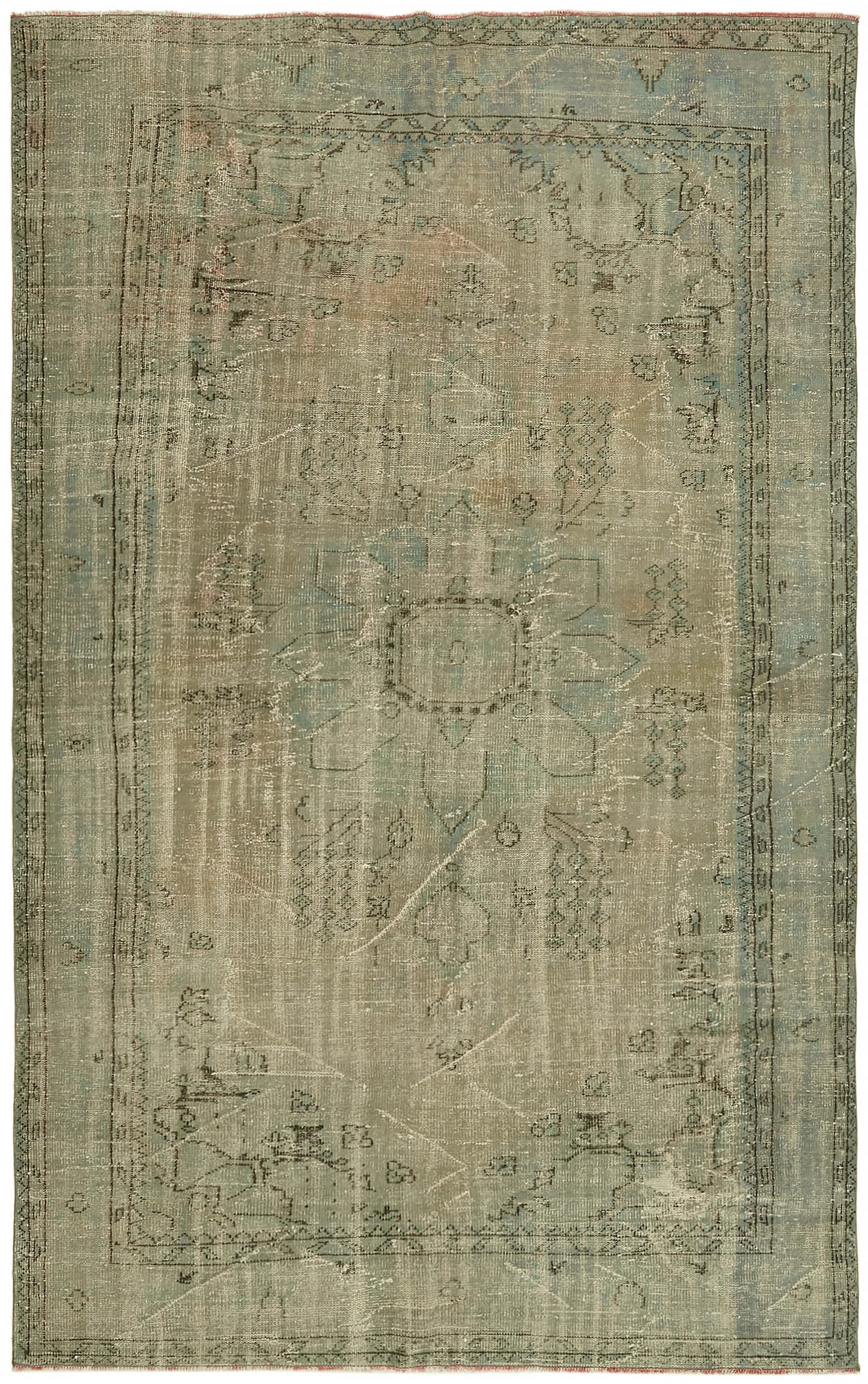 7x11 Blue Overdyed Rug - 44494
