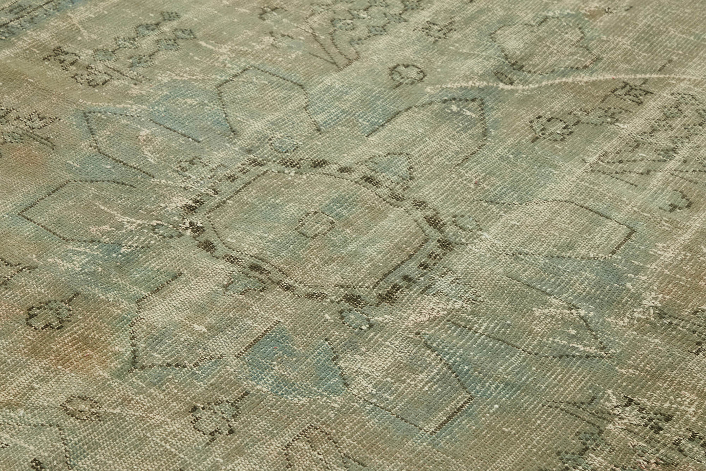 7x11 Blue Overdyed Rug - 44494