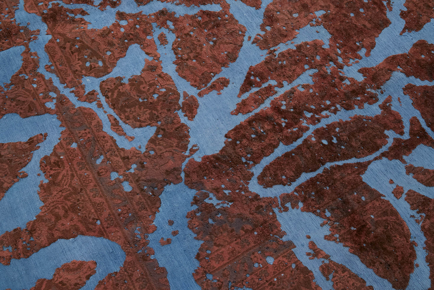 9x13 Brown Overdyed Large Area Rug - 44742