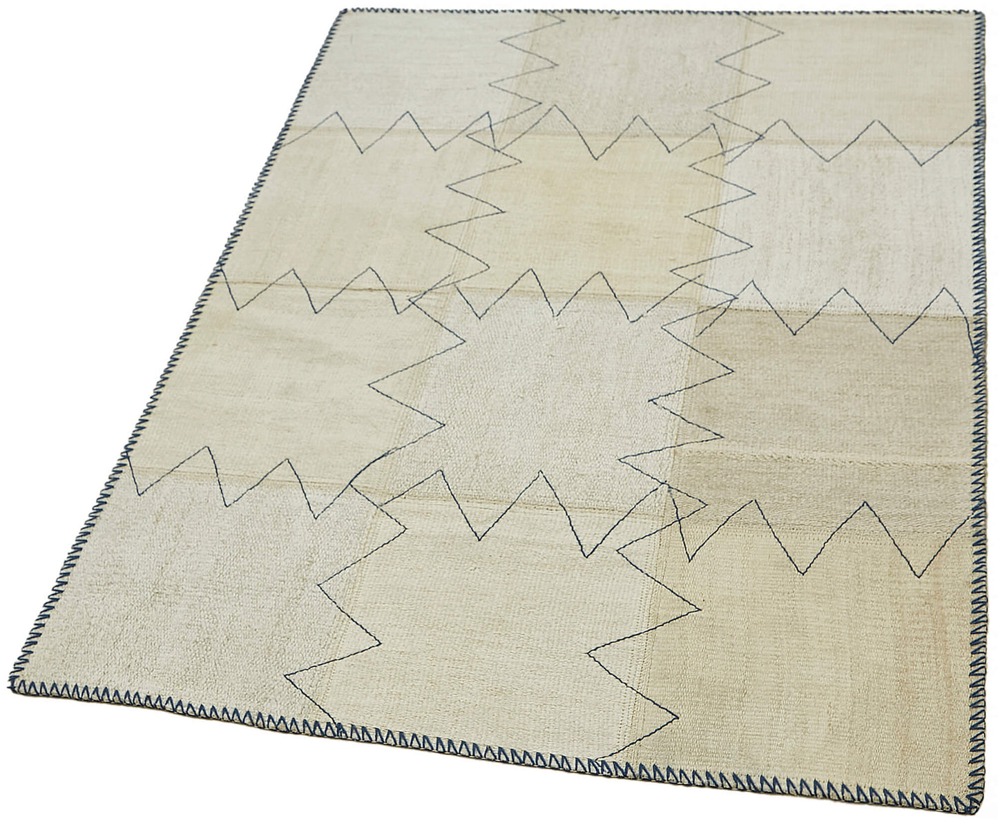 3x4 Beige Hemp Kilim Rug - 44833