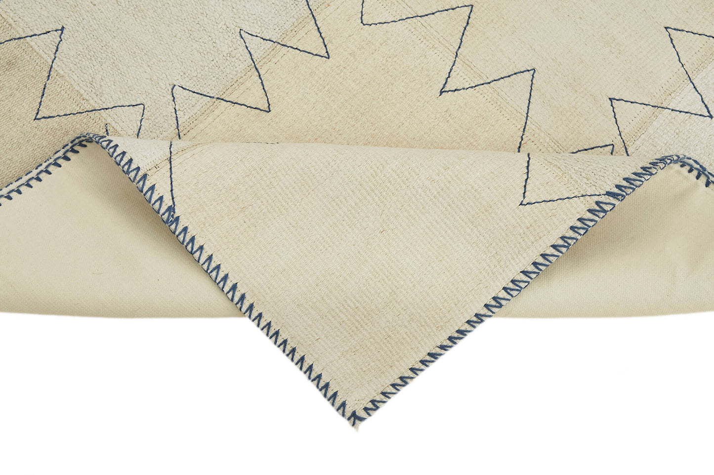 3x4 Beige Hemp Kilim Rug - 44833