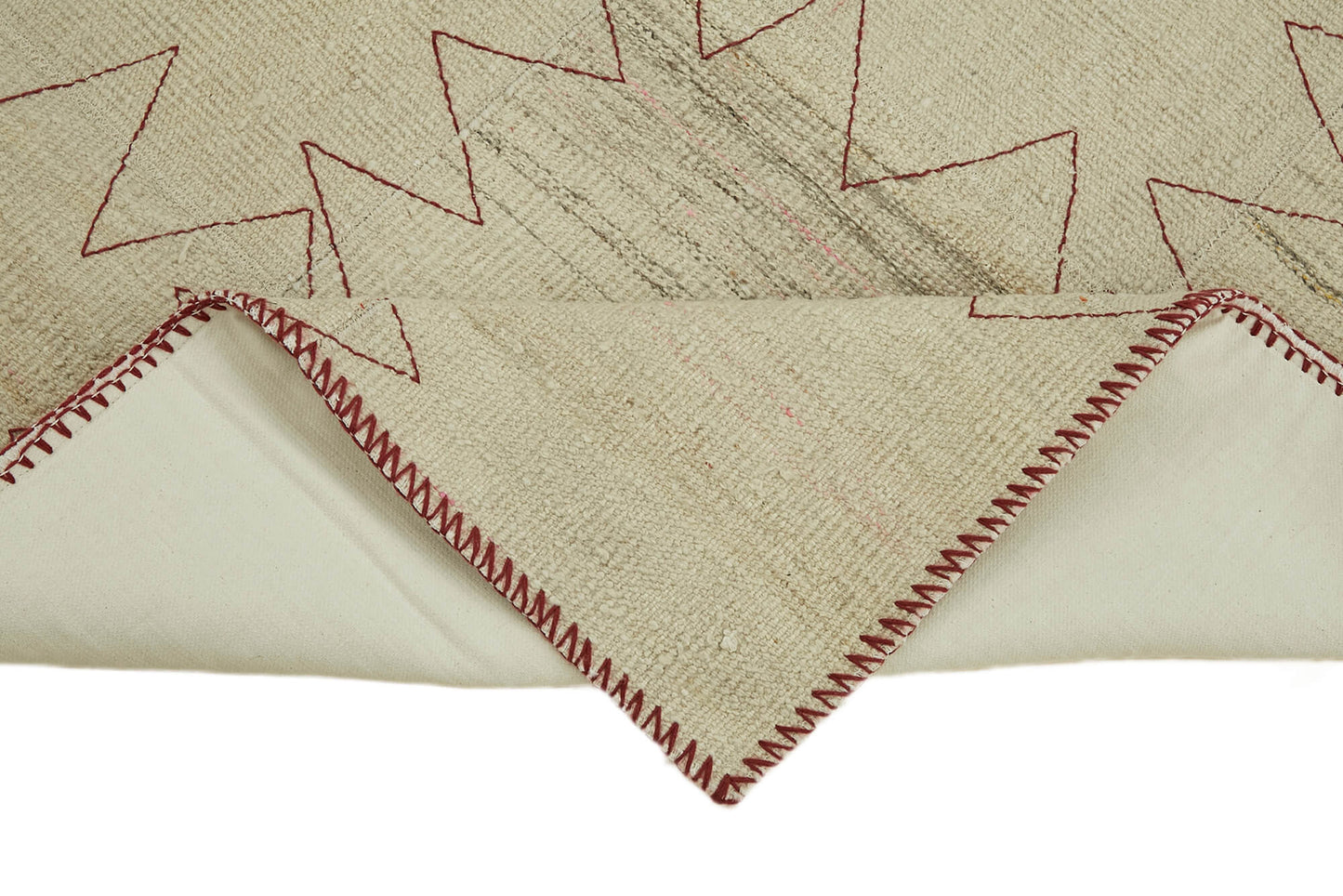 3x4 Beige Hemp Kilim Rug - 44841