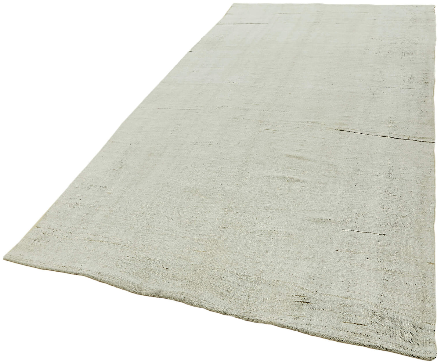 6x10 White Hemp Kilim Rug - 44847