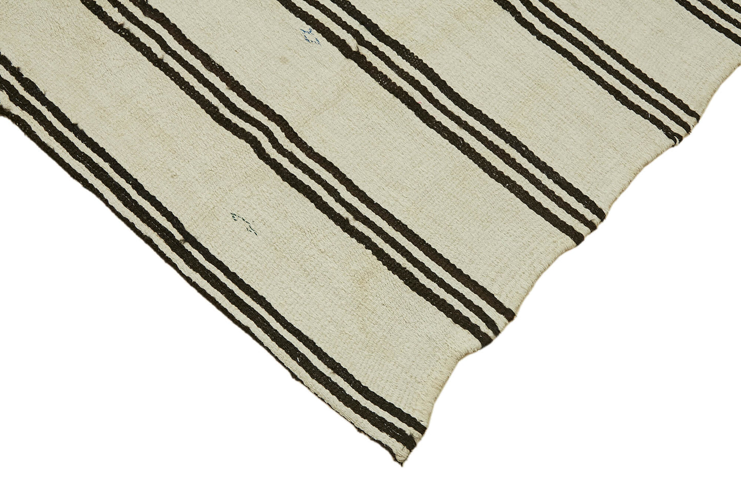 5x8 White Hemp Kilim Rug - 44857