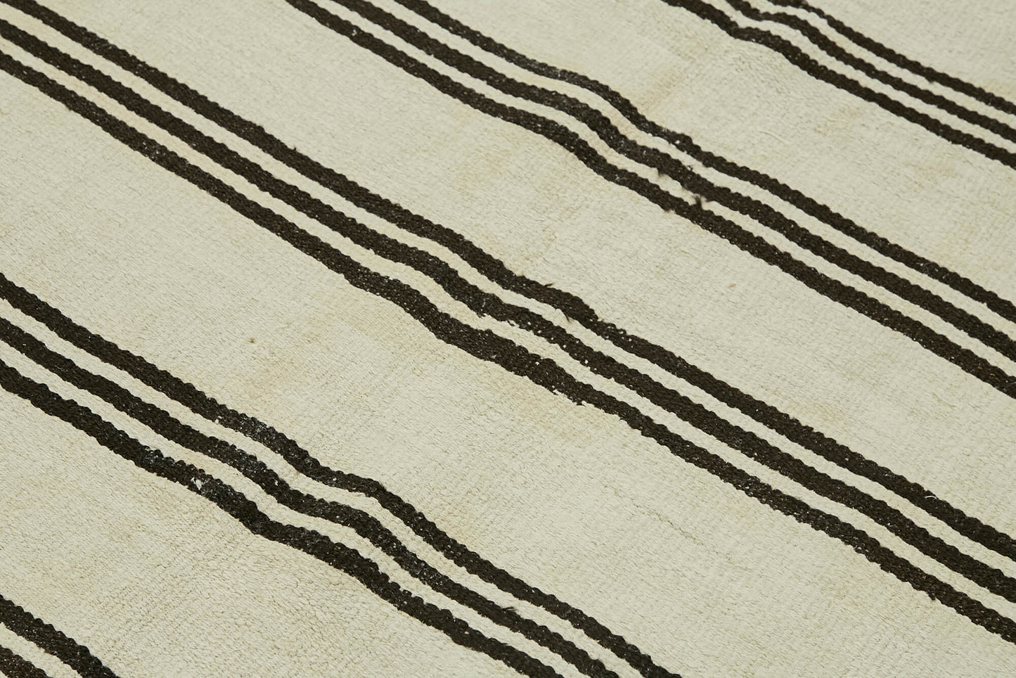 5x8 White Hemp Kilim Rug - 44857