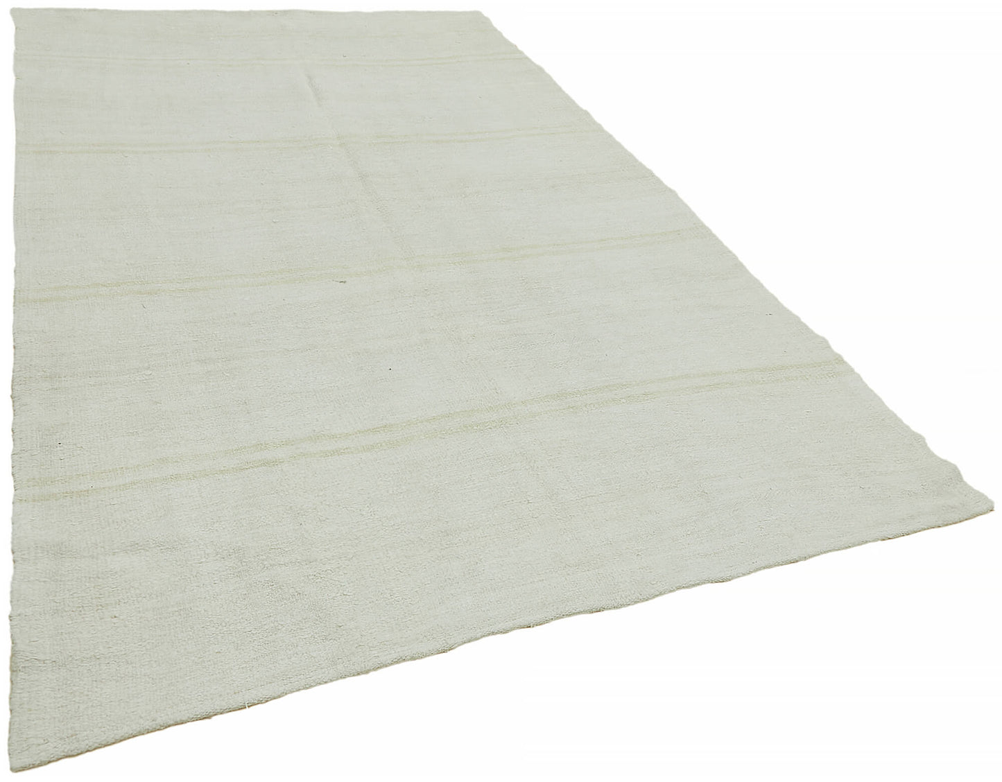 6x10 White Hemp Kilim Rug - 44869