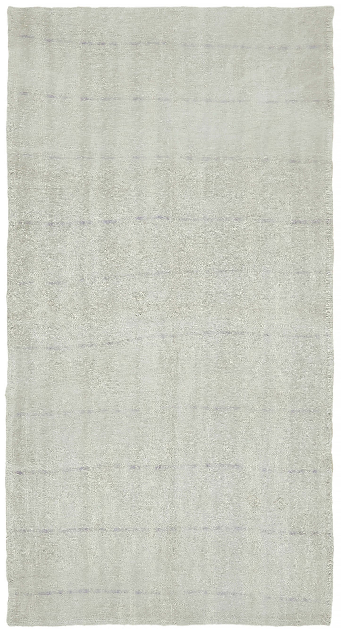 5x10 White Hemp Kilim Rug - 44873