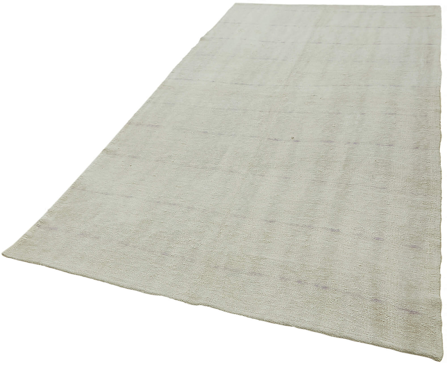 5x10 White Hemp Kilim Rug - 44873