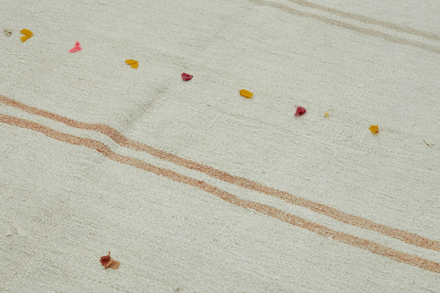 6x12 White Hemp Kilim Rug - 44889