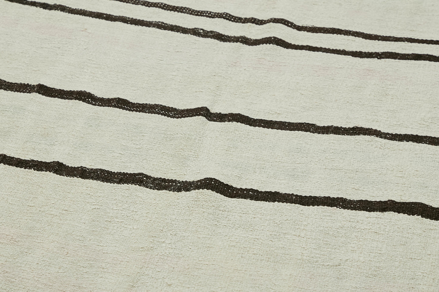 6x11 White Hemp Kilim Rug - 44898