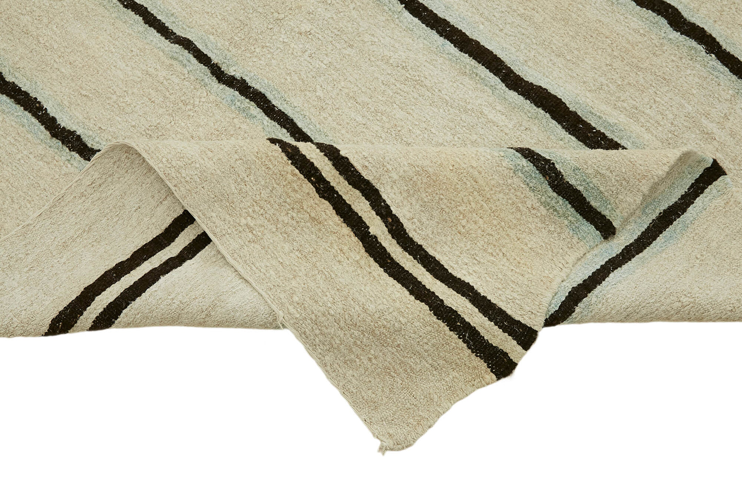 6x11 Beige Hemp Kilim Rug - 44899