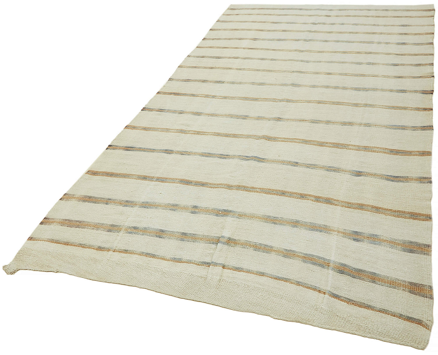 6x11 Beige Hemp Kilim Rug - 44901