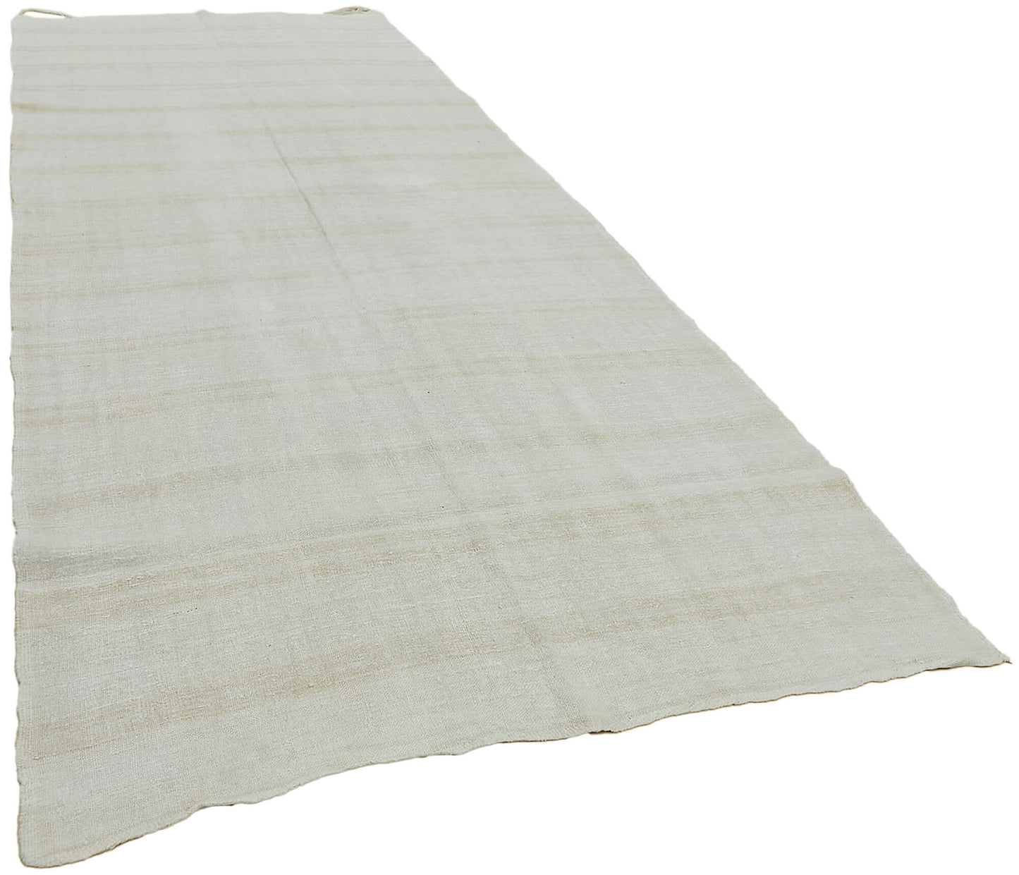 6x13 White Hemp Kilim Rug - 44903